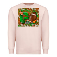 Pale Pink go american football leopard Premium Sweatshirt - NancyCooperArtShop