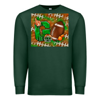 Sports Green go american football leopard Premium Sweatshirt - NancyCooperArtShop