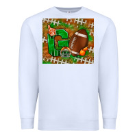 White go american football leopard Premium Sweatshirt - NancyCooperArtShop