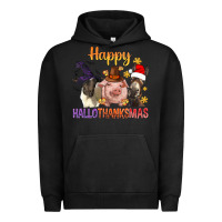 Happy Hallothanksmas Farm Animal Urban Hoodie | Teevron