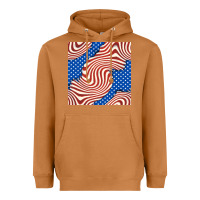 Meerkat american flag seamless pattern Heavyweight Hoodie - BundleAndBundleShop