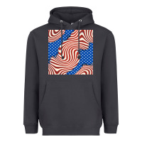 Smoke american flag seamless pattern Heavyweight Hoodie - BundleAndBundleShop