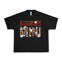 Black baseball mini with leopard Urban Heavy Tee - texasbilliewilder