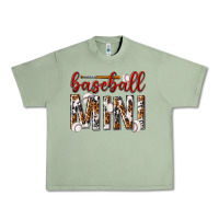 Oil Green baseball mini with leopard Urban Heavy Tee - texasbilliewilder
