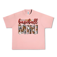 Salmon baseball mini with leopard Urban Heavy Tee - texasbilliewilder