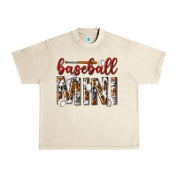 Sandshell baseball mini with leopard Urban Heavy Tee - texasbilliewilder