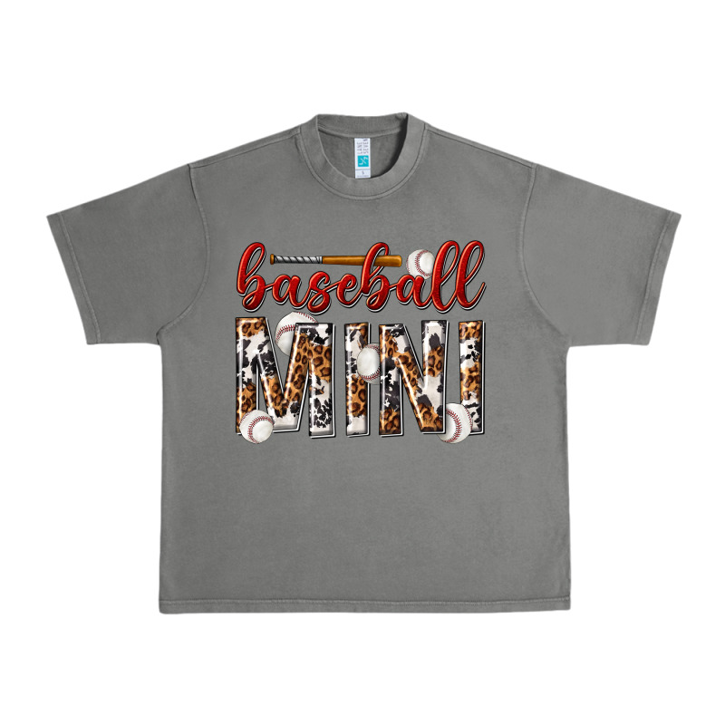 Baseball Mini With Leopard Urban Heavy Tee by texasbilliewilder | Teevron