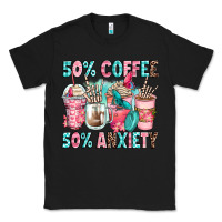 Black 50 coffee 50 anxiety coffee cups Classic Tee - Zillion Design Studio