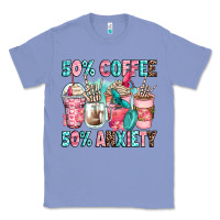 Colony Blue 50 coffee 50 anxiety coffee cups Classic Tee - Zillion Design Studio