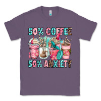Lavender 50 coffee 50 anxiety coffee cups Classic Tee - Zillion Design Studio