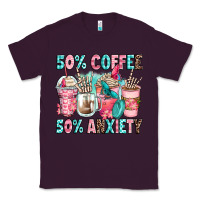 Plum 50 coffee 50 anxiety coffee cups Classic Tee - Zillion Design Studio