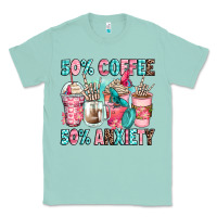 Seafoam 50 coffee 50 anxiety coffee cups Classic Tee - Zillion Design Studio