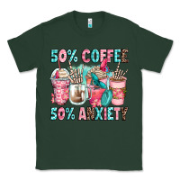 Sports Green 50 coffee 50 anxiety coffee cups Classic Tee - Zillion Design Studio