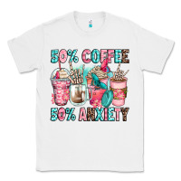 White 50 coffee 50 anxiety coffee cups Classic Tee - Zillion Design Studio