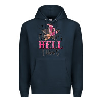 Navy the hell i wont cowgirl Premium Hoodie - MaliasSmallBusiness