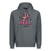 Rock the hell i wont cowgirl Premium Hoodie - MaliasSmallBusiness