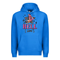 True Royal the hell i wont cowgirl Premium Hoodie - MaliasSmallBusiness