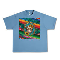 Pebble Blue western baby goat Urban Heavy Tee - BarkalooDesign