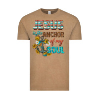 Vintage Coffee jesus is the anchor of my soul Vintage Tee - texasbilliewilder