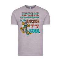 Vintage Zinc jesus is the anchor of my soul Vintage Tee - texasbilliewilder