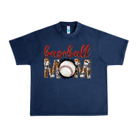 Navy baseball mom Urban Heavy Tee - texasbilliewilder