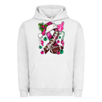 Pigment Lunar Rock Pink Christmas Breast Cancer Ribbon Football Urban Hoodie - BundleAndBundleShop