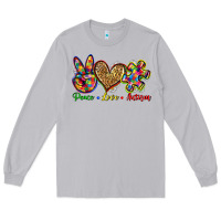 Moon Dust peace love autism Long Sleeve Tee - Zillion Design Studio