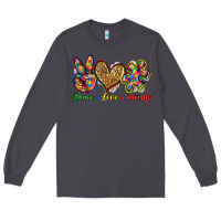 Smoke peace love autism Long Sleeve Tee - Zillion Design Studio