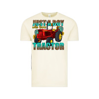 Vintage Arctic just a boy who loves tractor Vintage Tee - texasbilliewilder