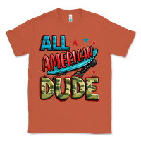 Copper all american dude Classic Tee - Zillion Design Studio