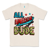 Natural all american dude Classic Tee - Zillion Design Studio