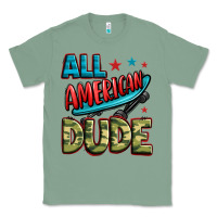 Sage all american dude Classic Tee - Zillion Design Studio
