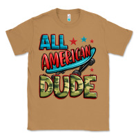 Toasted Coconut all american dude Classic Tee - Zillion Design Studio
