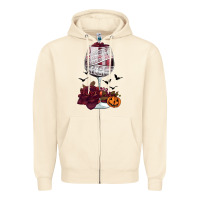 Sandshell halloween roses wine Zipper Hoodie - FaDigitalArtStudio