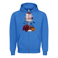 True Royal halloween roses wine Zipper Hoodie - FaDigitalArtStudio