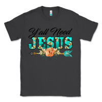 Smoke y'all need jesus arrow lily flowers Classic Tee - BarkalooDesign
