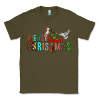 Army Green Merry christmas cross Classic Tee - FaDigitalArtStudio