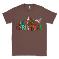 Chestnut Merry christmas cross Classic Tee - FaDigitalArtStudio