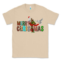 Mushroom Merry christmas cross Classic Tee - FaDigitalArtStudio