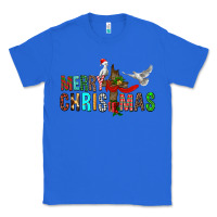 True Royal Merry christmas cross Classic Tee - FaDigitalArtStudio