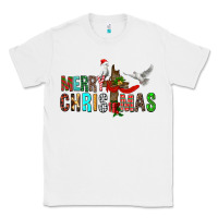 White Merry christmas cross Classic Tee - FaDigitalArtStudio