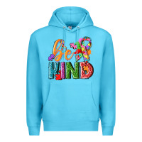 Ocean Blue autism be kind Premium Hoodie - NancyCooperArtShop