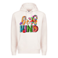 Pale Pink autism be kind Premium Hoodie - NancyCooperArtShop