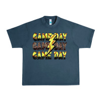 Midnight Navy game day game day softball lightning bolt Urban Heavy Tee - Zillion Design Studio
