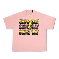 Game Day Game Day Softball Lightning Bolt Urban Heavy Tee | Teevron
