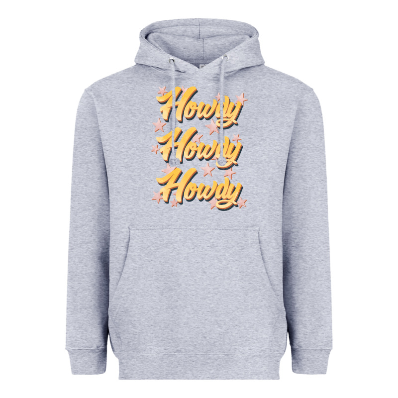 Howdy Howdy Howdy Heavyweight Hoodie by JahusDesignShop | Teevron