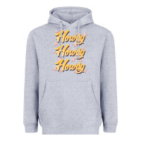 Heather Grey howdy howdy howdy Heavyweight Hoodie - JahusDesignShop