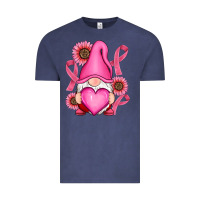 Vintage Denim Breast Cancer gnomes Vintage Tee - RanaPortraitStore