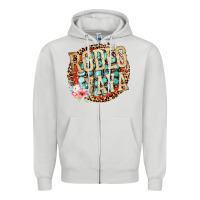 Dove Grey rodeo yaya Zipper Hoodie - RacoonDesign