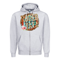 Heather Grey rodeo yaya Zipper Hoodie - RacoonDesign